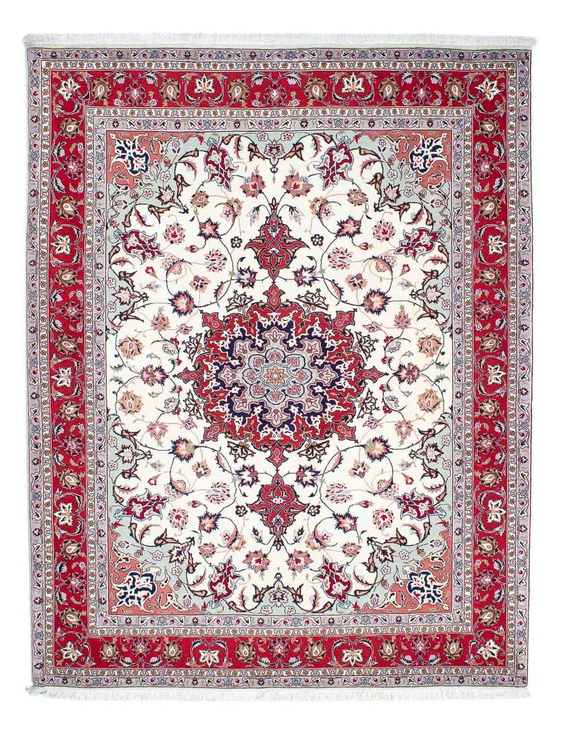 Persisk tæppe - Tabriz - Royal - 200 x 154 cm - beige
