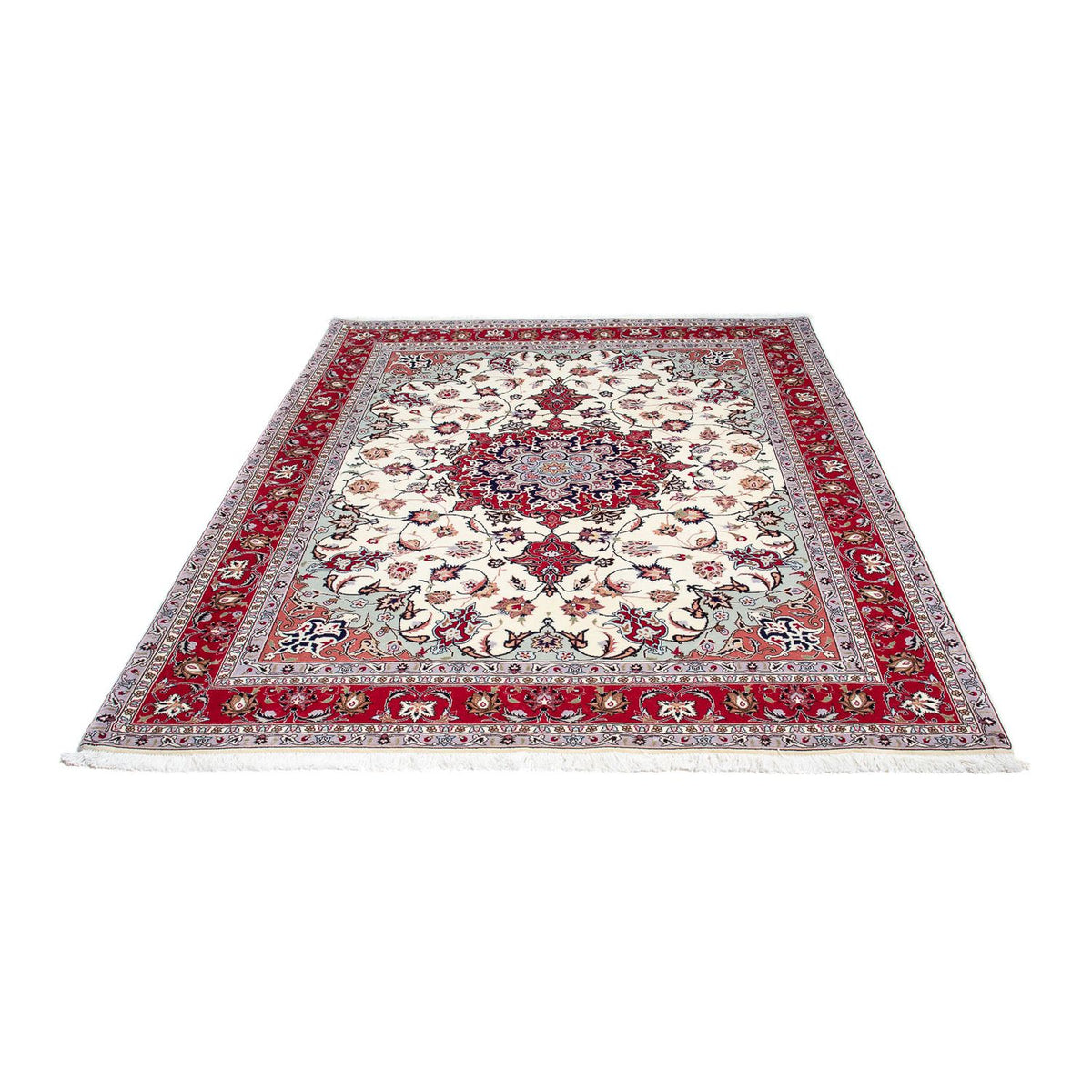 Persisk tæppe - Tabriz - Royal - 200 x 154 cm - beige