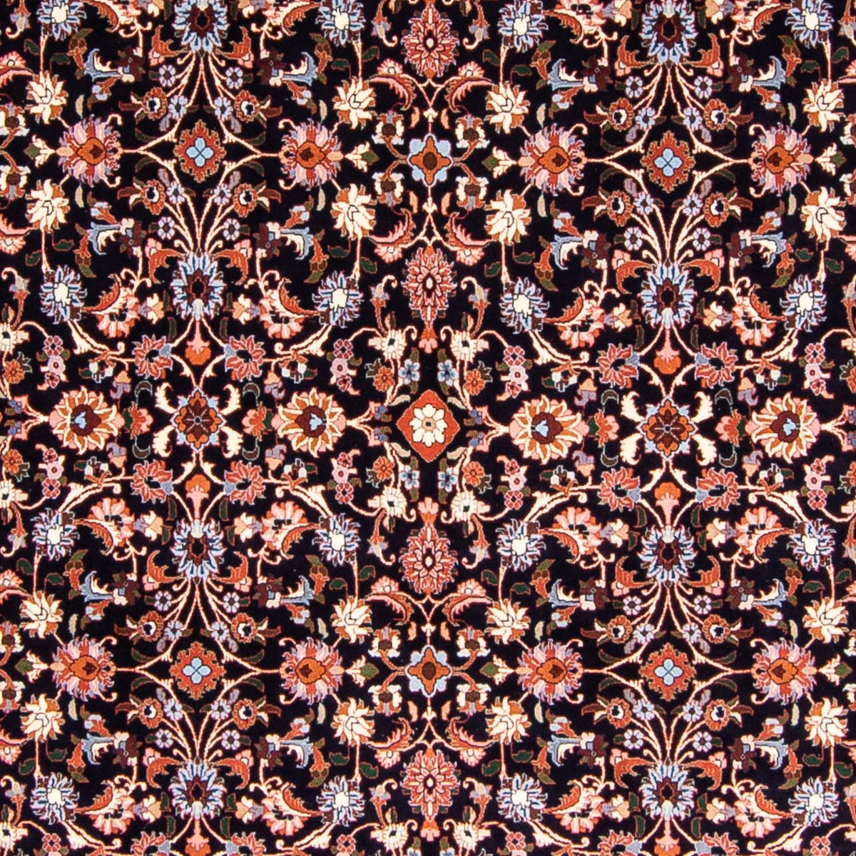 Persisk tæppe - Bijar - 350 x 243 cm - mørkeblå