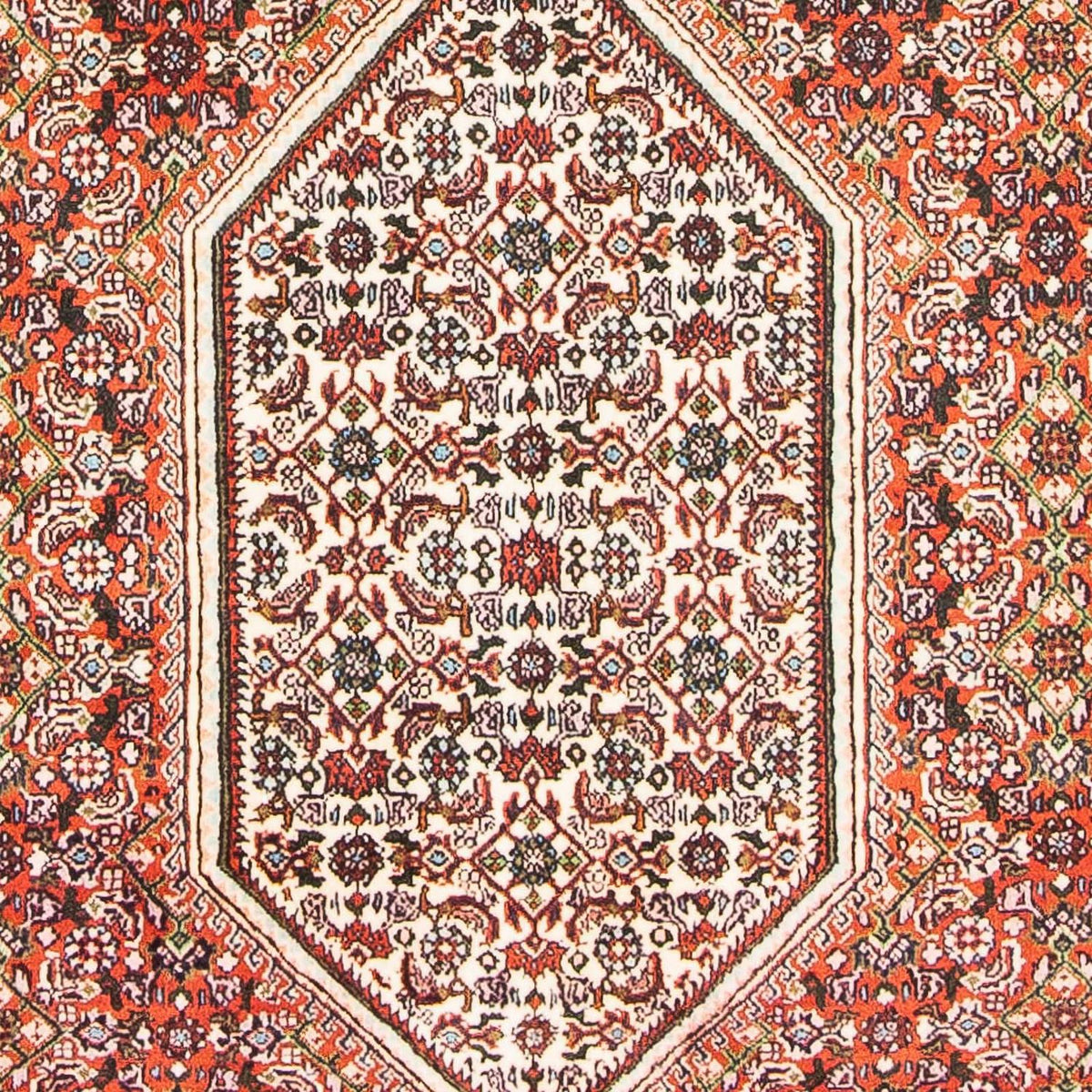 Persisk tæppe - Bijar - 180 x 110 cm - beige