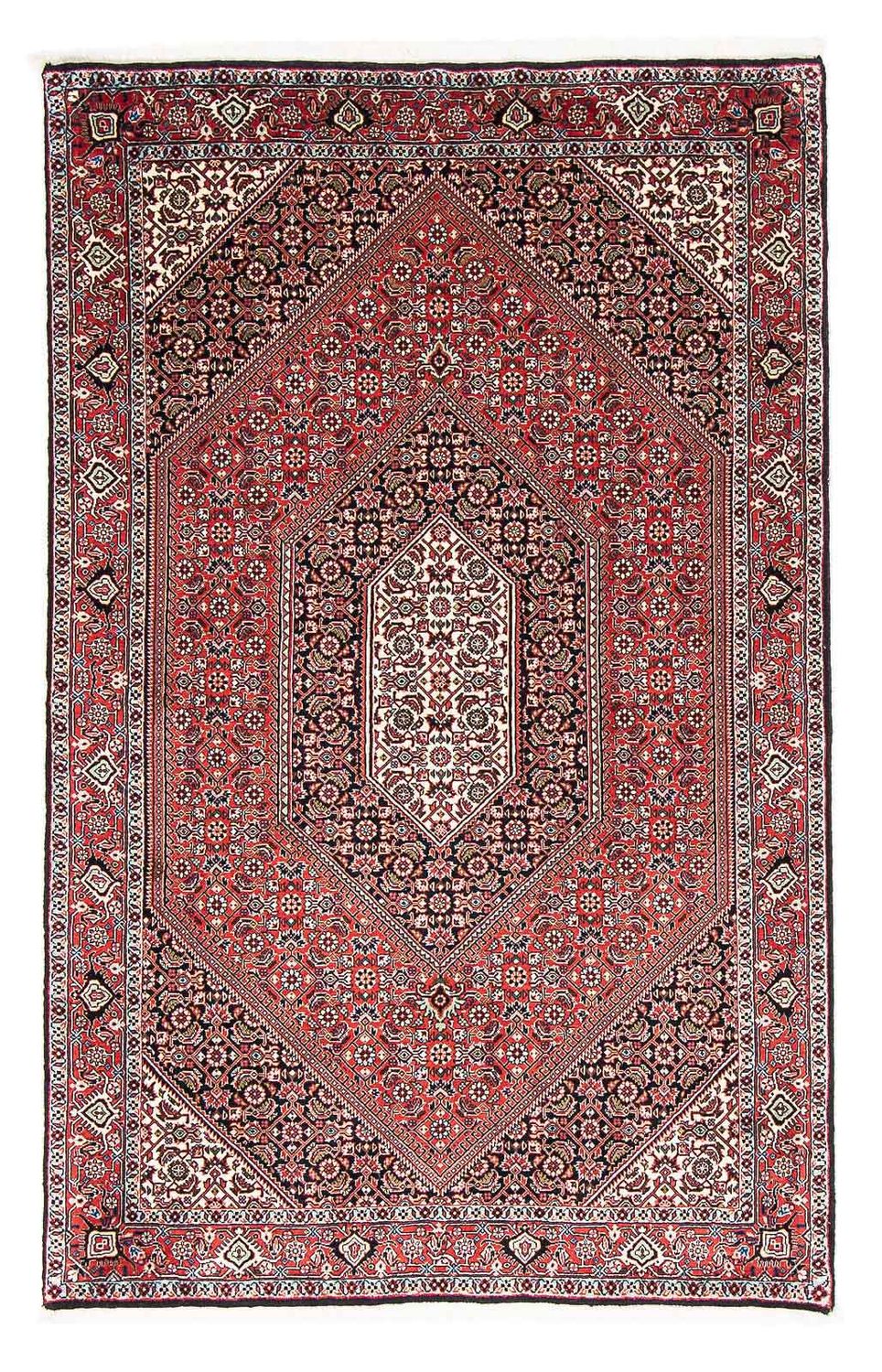 Persisk tæppe - Bijar - 181 x 108 cm - rød