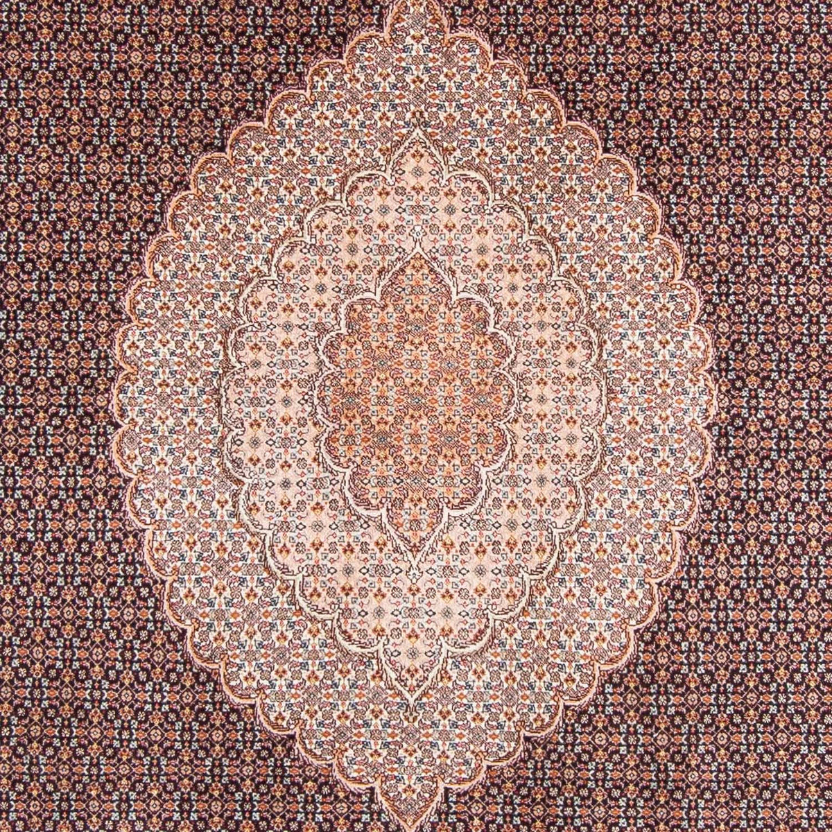Persisk tæppe - Tabriz - 298 x 196 cm - mørkeblå