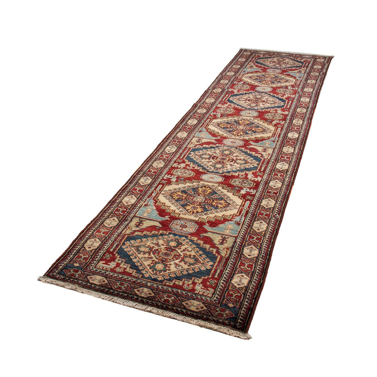 Løber Ziegler Carpet - Kazak - 302 x 77 cm - mørkerød