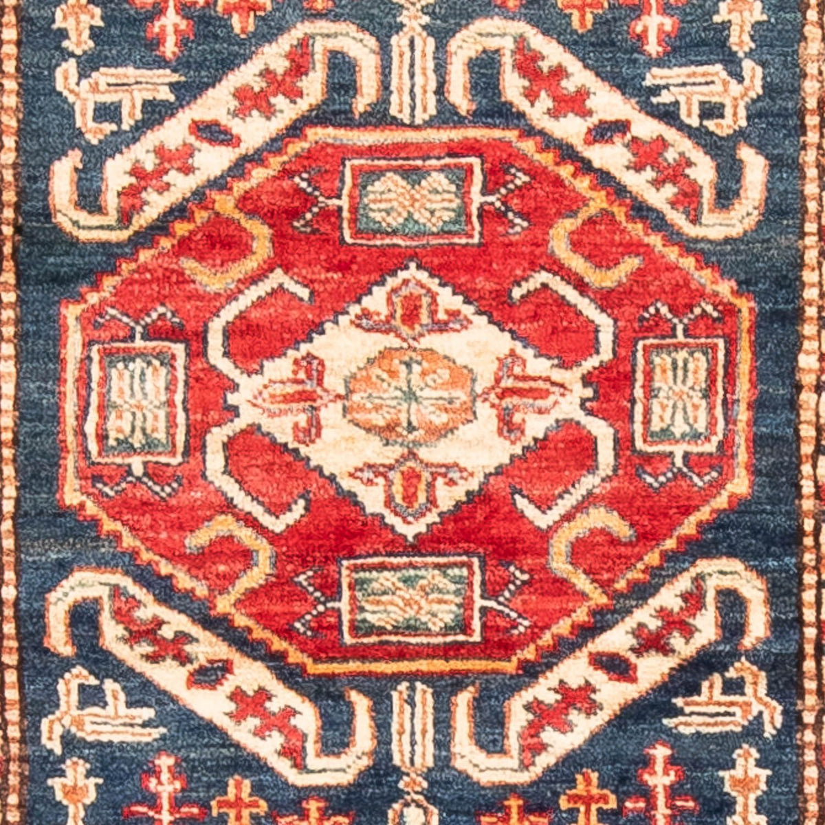 Løber Ziegler Carpet - Kazak - 258 x 74 cm - mørkeblå