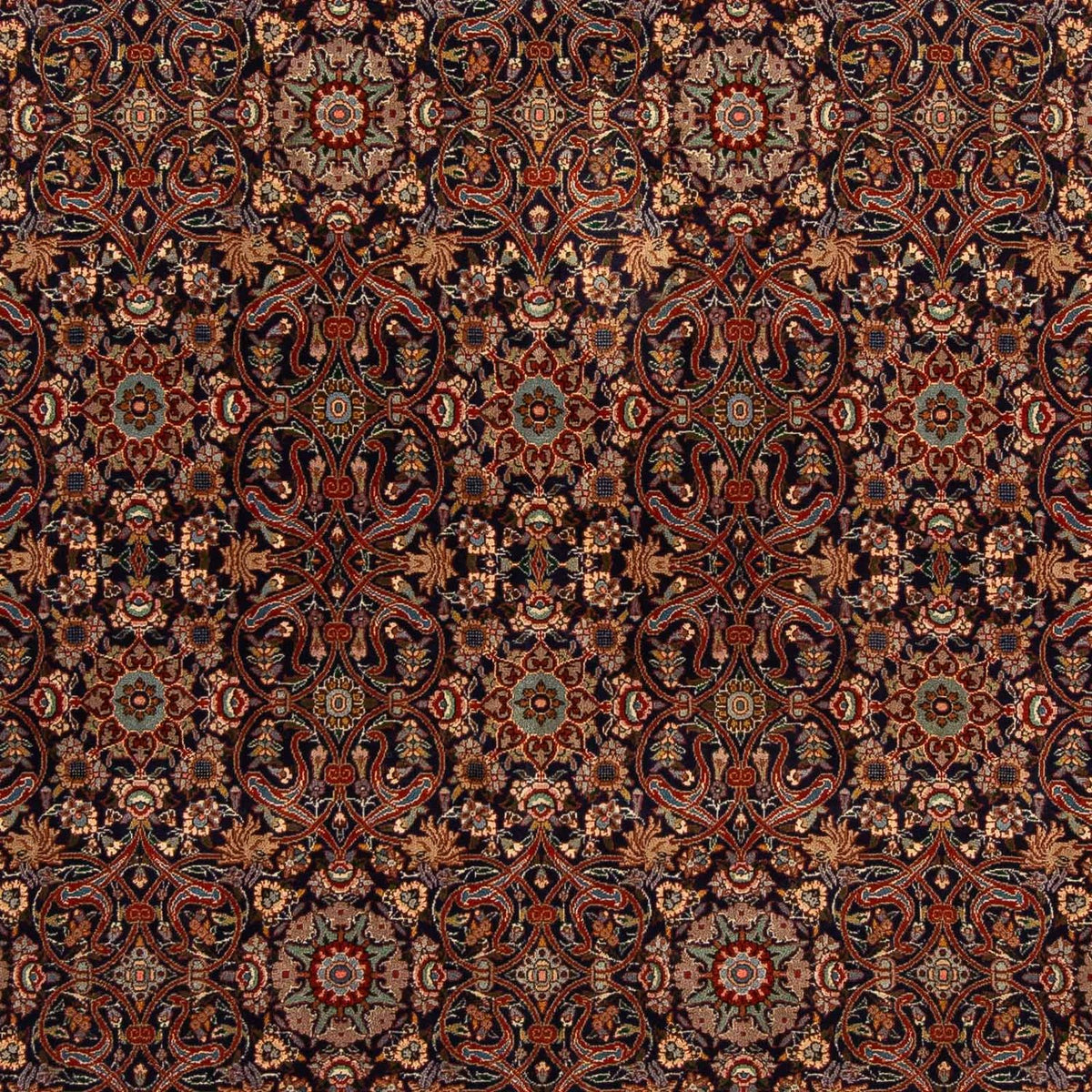 Persisk tæppe - Bijar firkantet  - 205 x 200 cm - brun