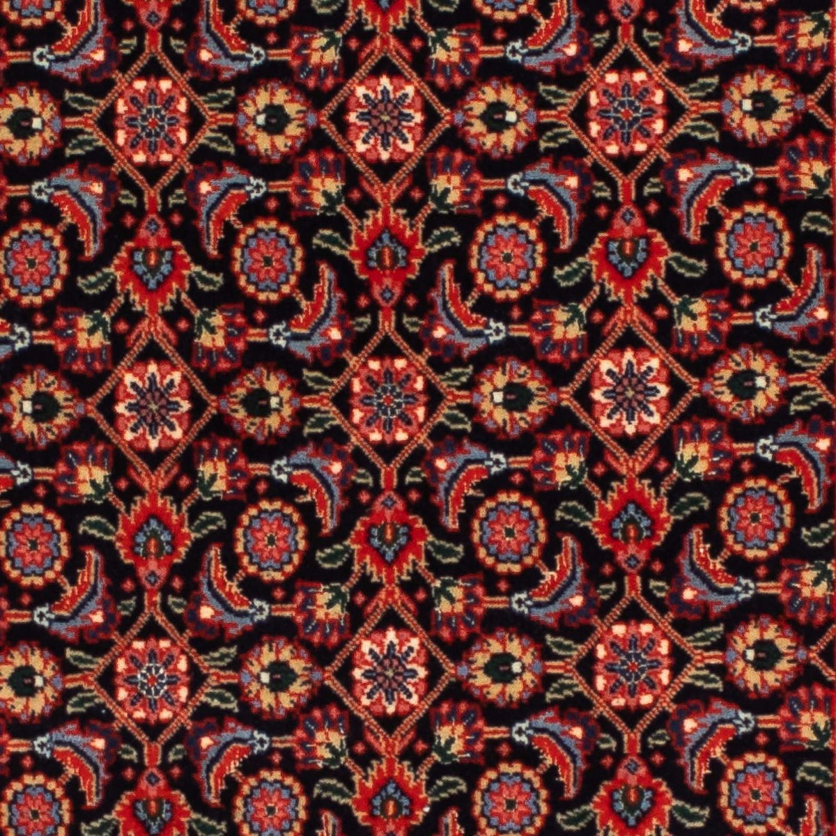 Løber Persisk tæppe - Tabriz - 201 x 64 cm - rust