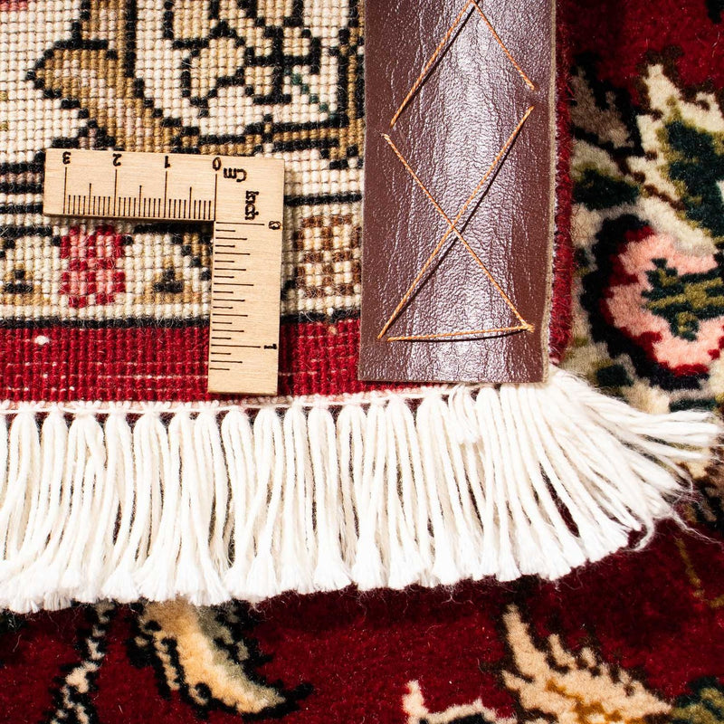Løber Persisk tæppe - Tabriz - Royal - 316 x 75 cm - mørkerød