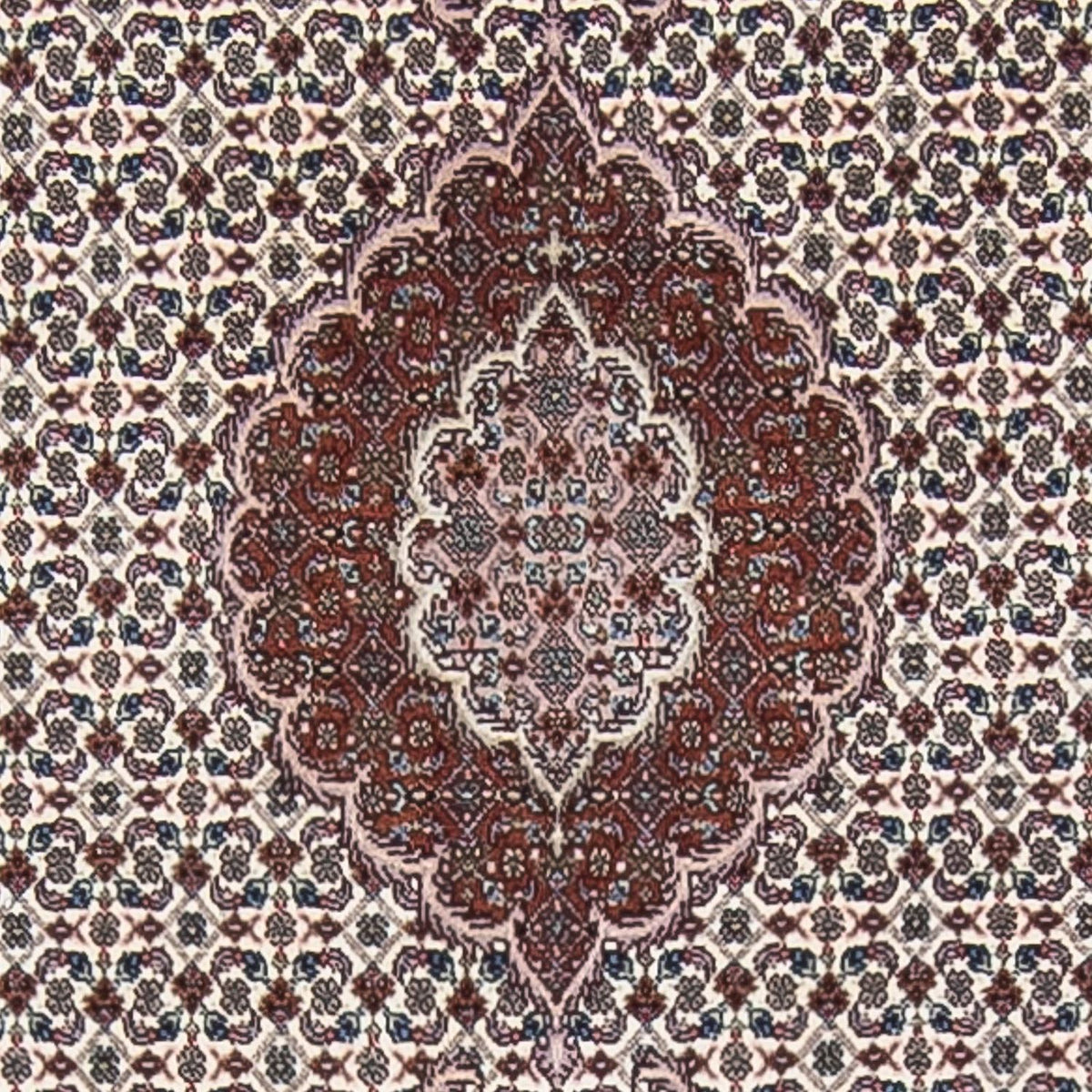 Løber Persisk tæppe - Tabriz - 401 x 84 cm - flerfarvet