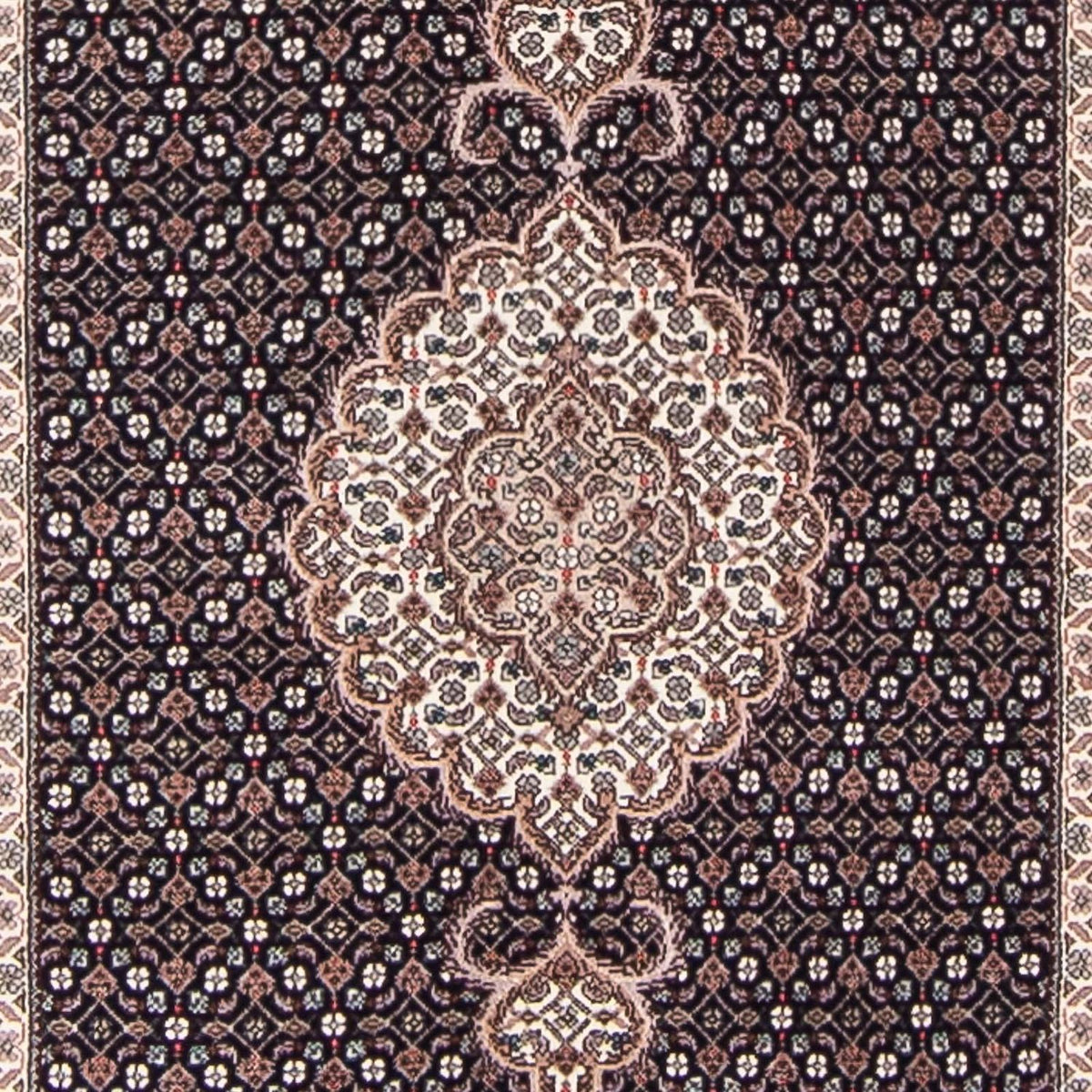 Løber Persisk tæppe - Tabriz - 387 x 82 cm - flerfarvet