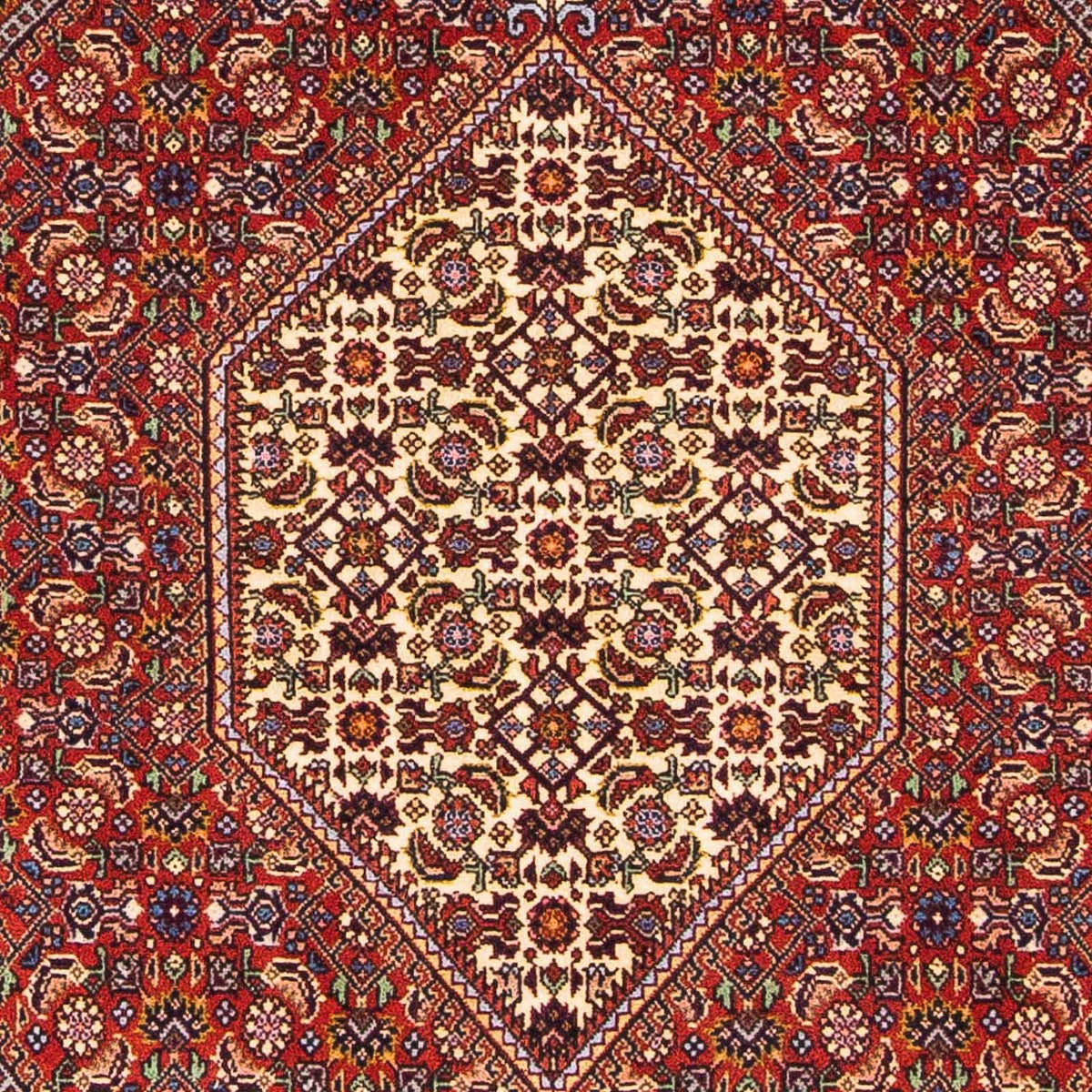 Persisk tæppe - Bijar - 168 x 108 cm - mørkeblå