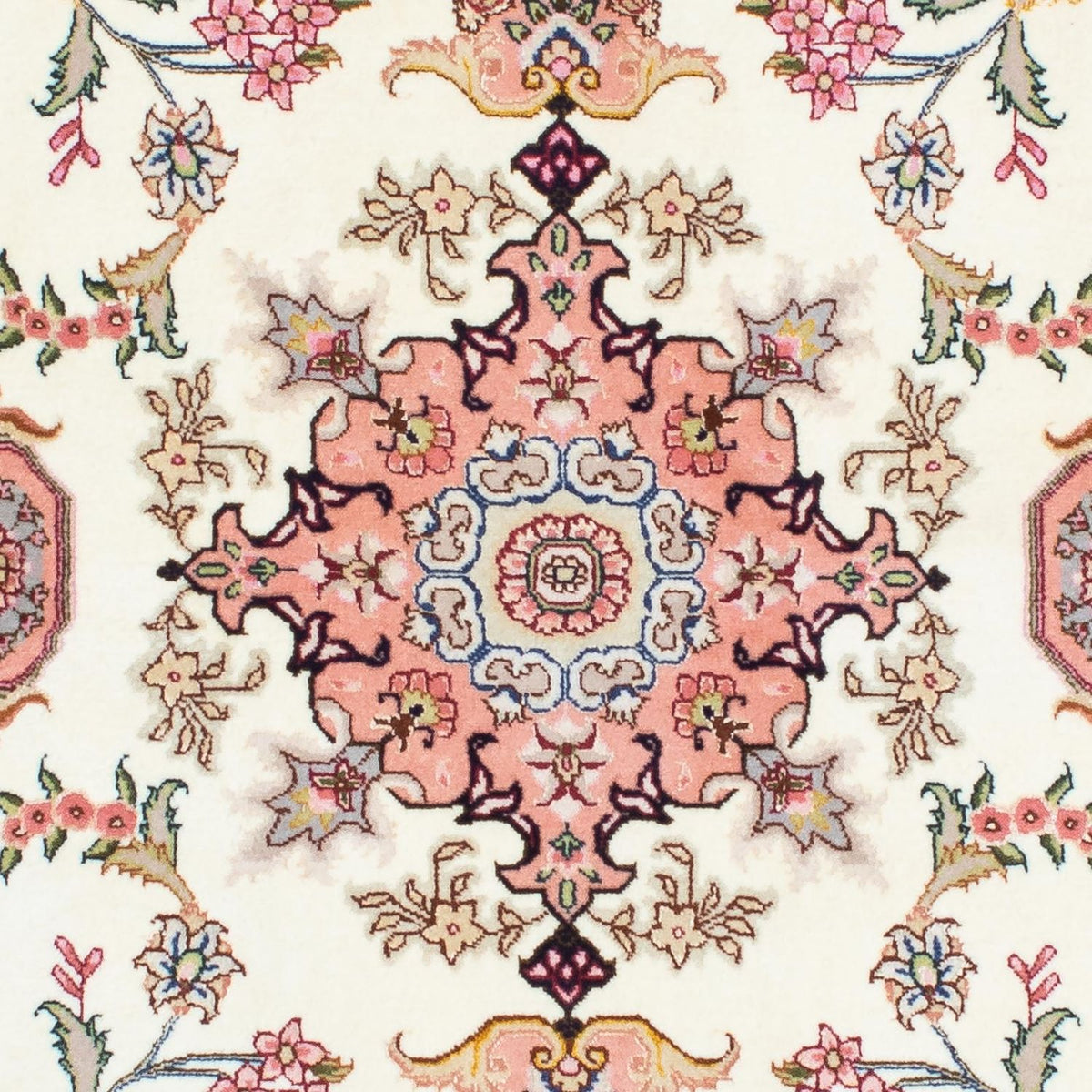 Løber Persisk tæppe - Tabriz - Royal - 212 x 82 cm - beige