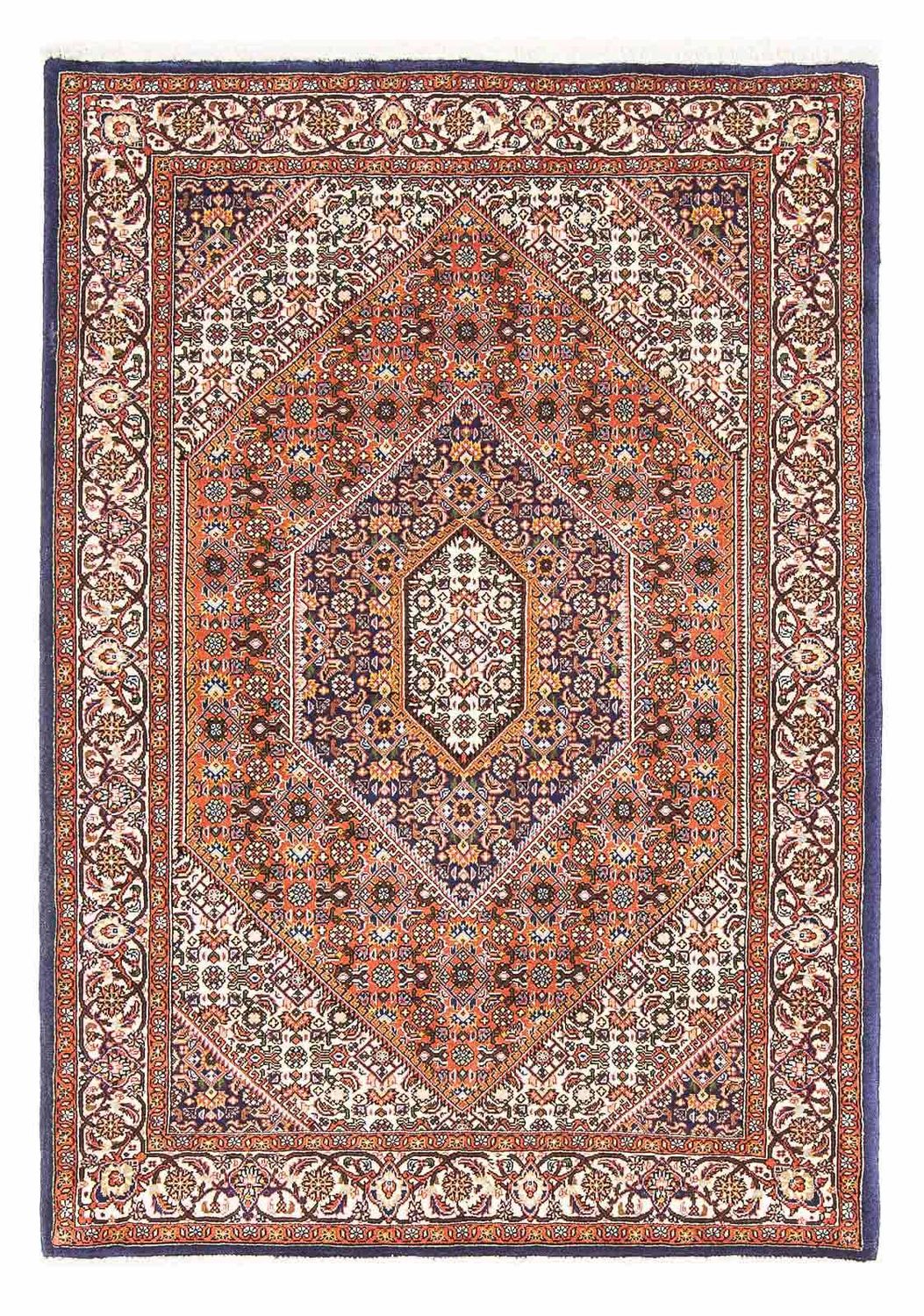 Persisk tæppe - Bijar - 164 x 112 cm - blå