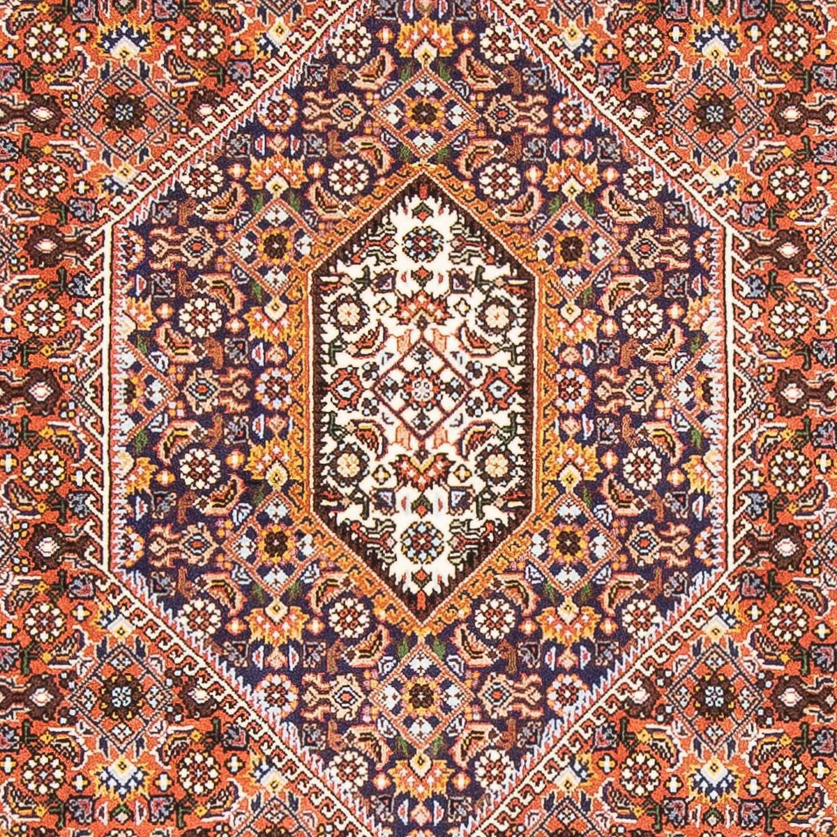 Persisk tæppe - Bijar - 164 x 112 cm - blå