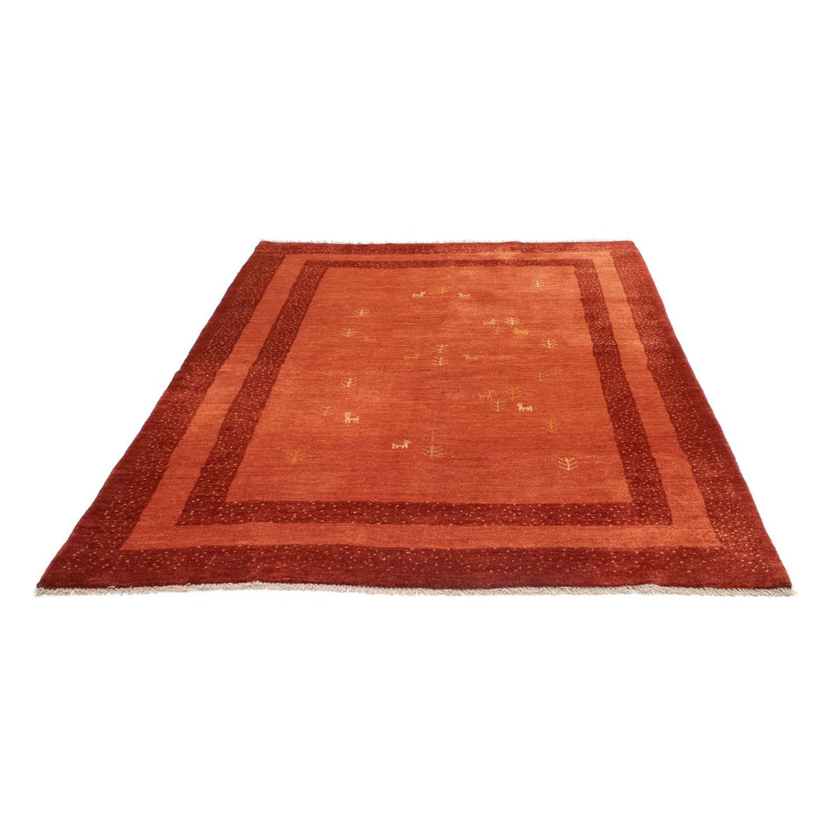 Gabbeh-tæppe - Persisk - 200 x 150 cm - rød