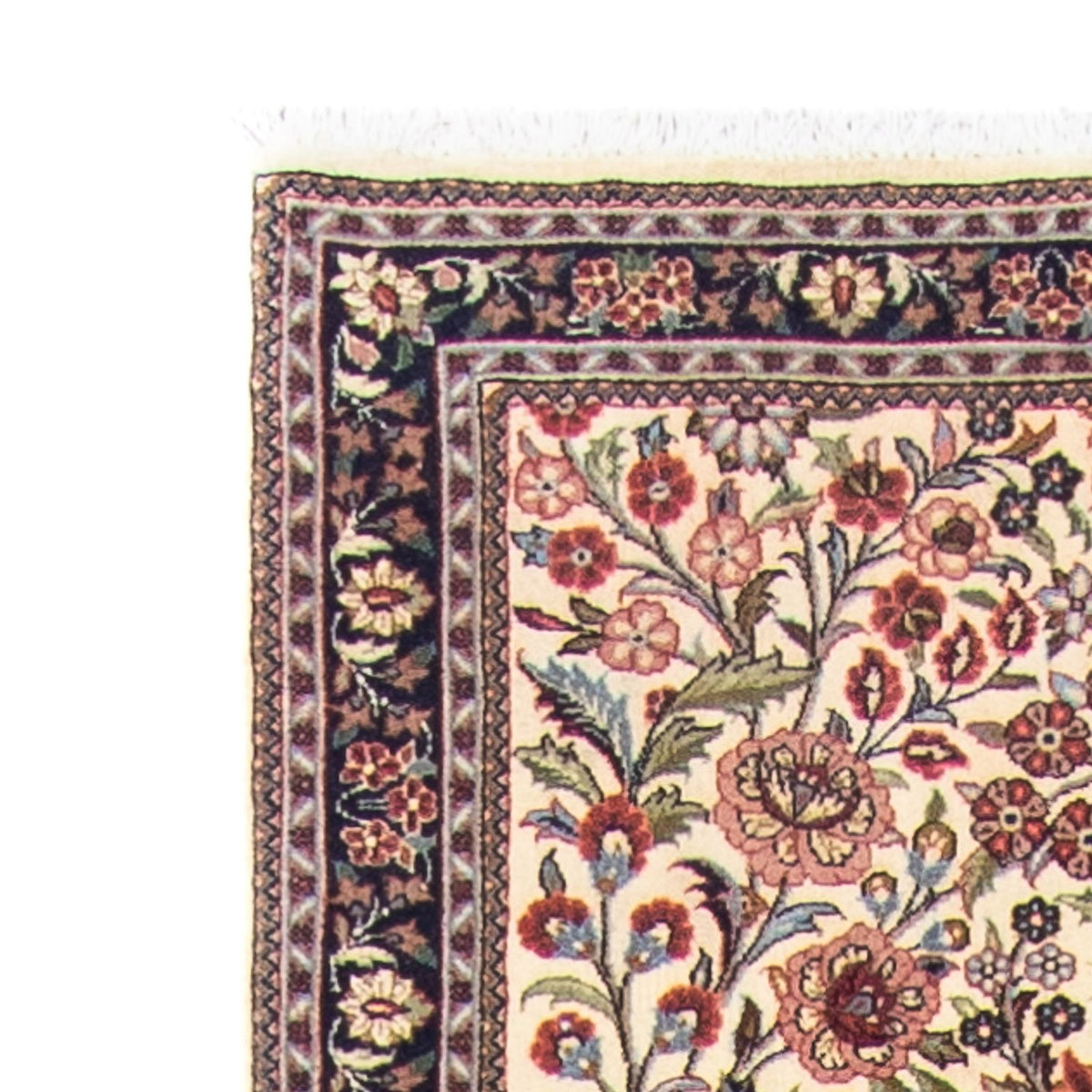 Løber Persisk tæppe - Ghom - 400 x 70 cm - beige