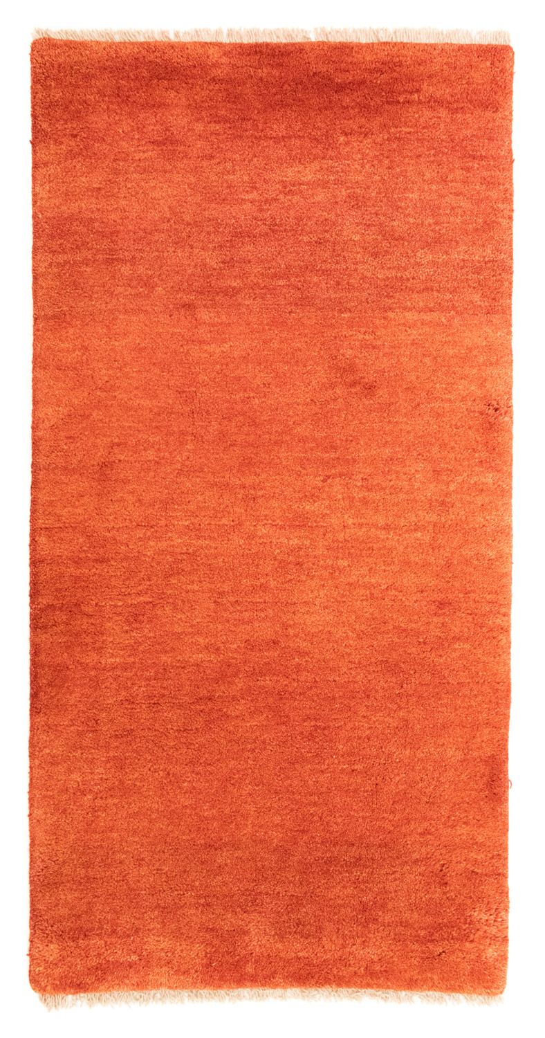 Gabbeh-tæppe - Persisk - 138 x 69 cm - lysrød