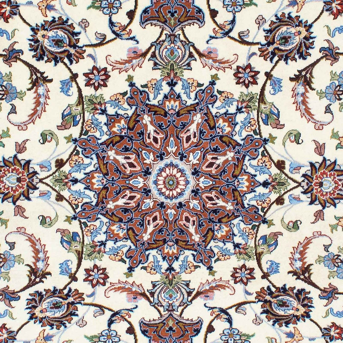 Persisk tæppe - Ghom - 253 x 180 cm - beige