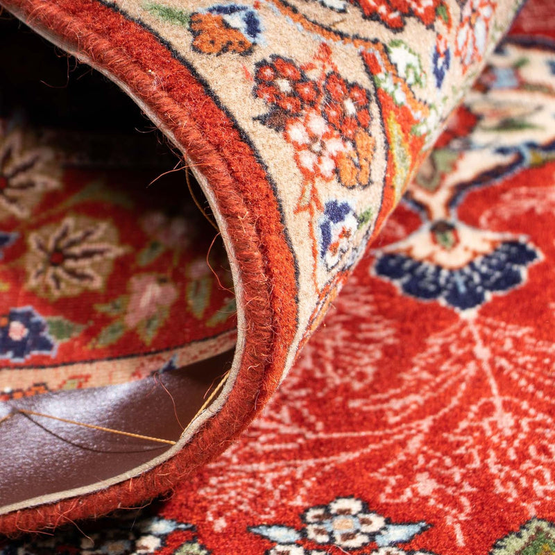 Persisk tæppe - Ghom - 111 x 93 cm - rust