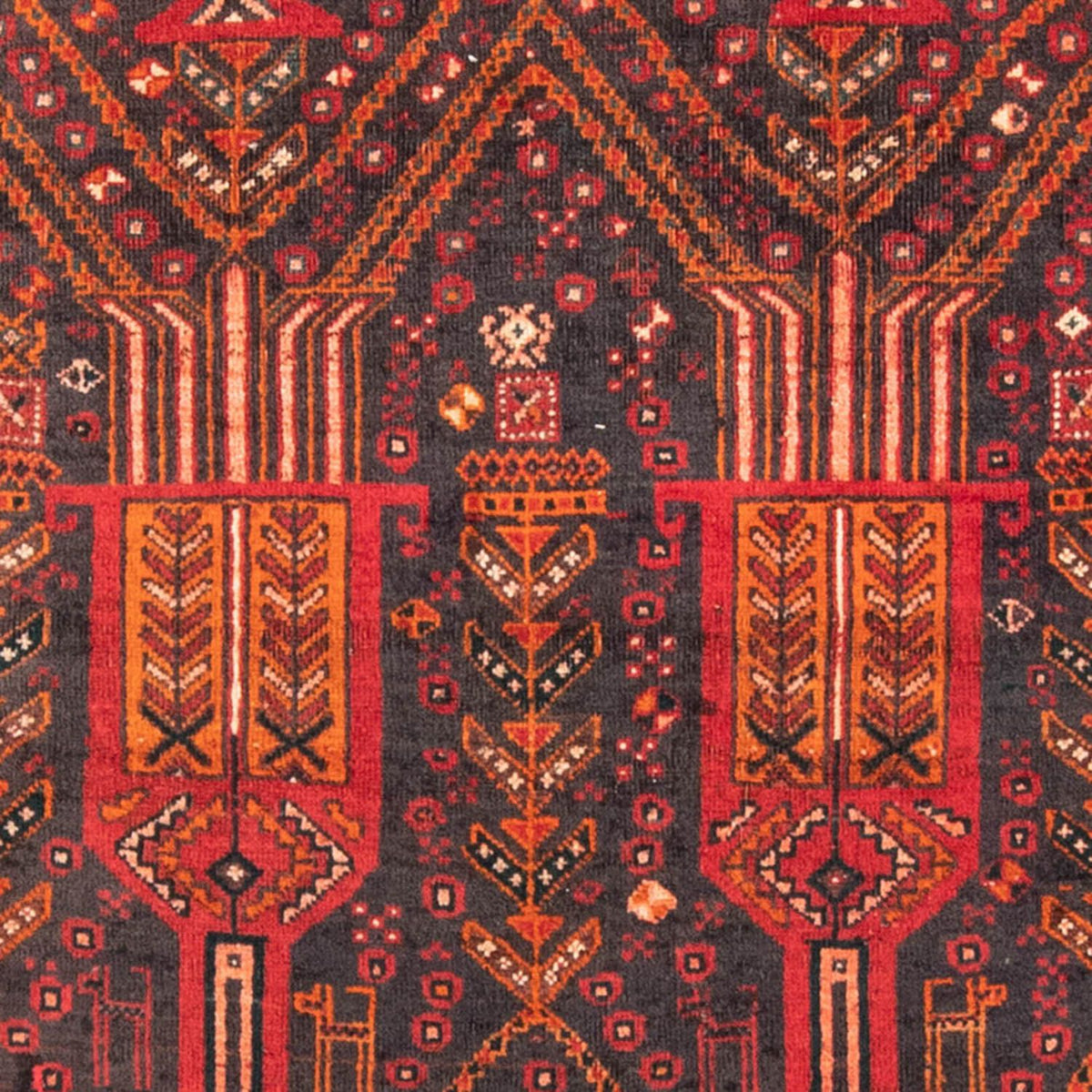 Løber Baluch-tæppe - 239 x 111 cm - rust
