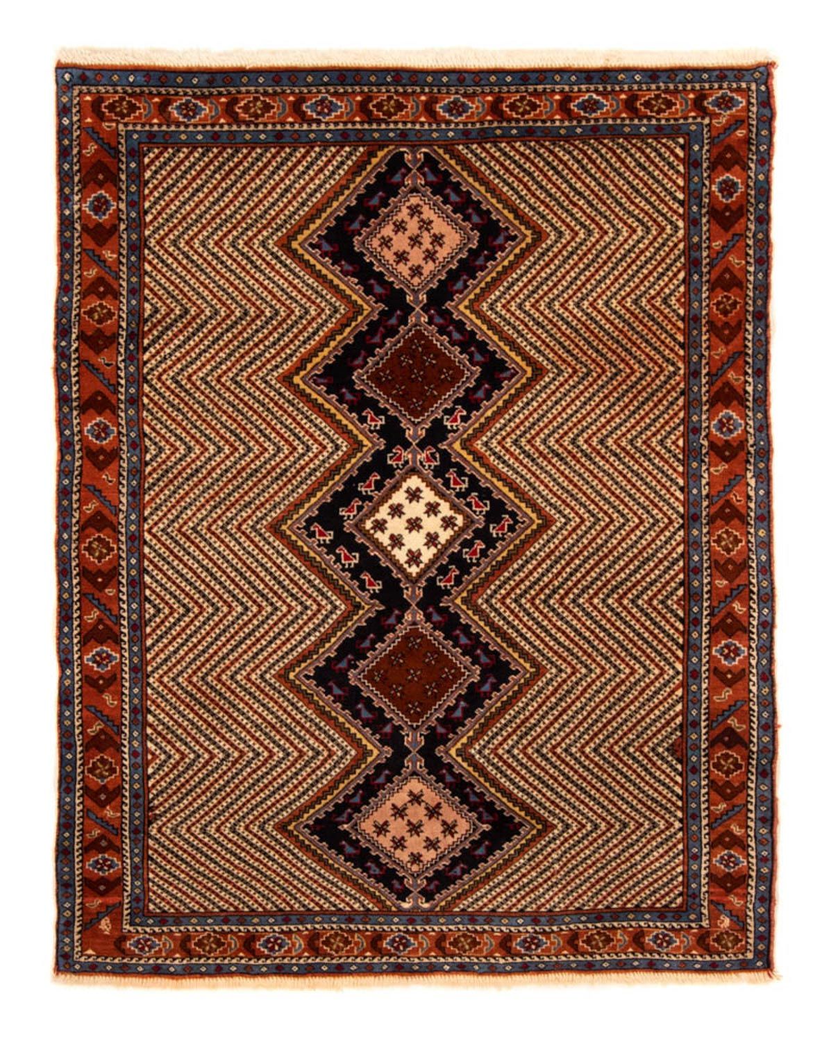 Baluch-tæppe - 156 x 120 cm - rust