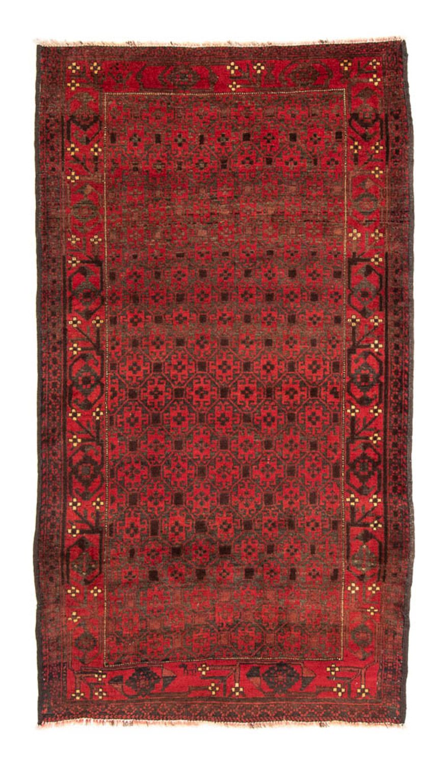 Løber Baluch-tæppe - 195 x 108 cm - rød