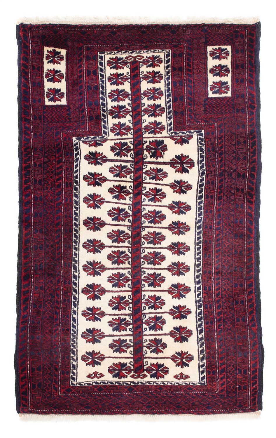 Baluch-tæppe - 147 x 93 cm - beige