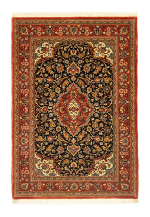 Persisk tæppe - Ghom - 151 x 103 cm - sort
