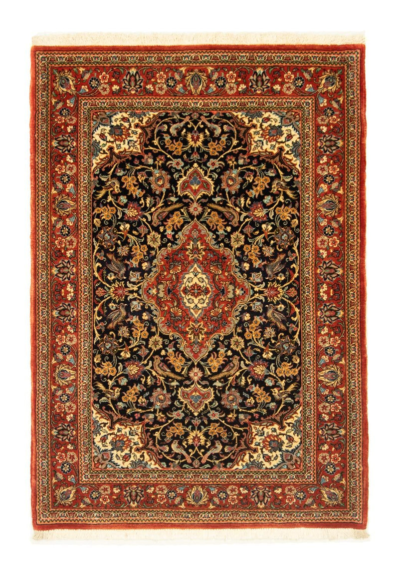 Persisk tæppe - Ghom - 151 x 103 cm - sort