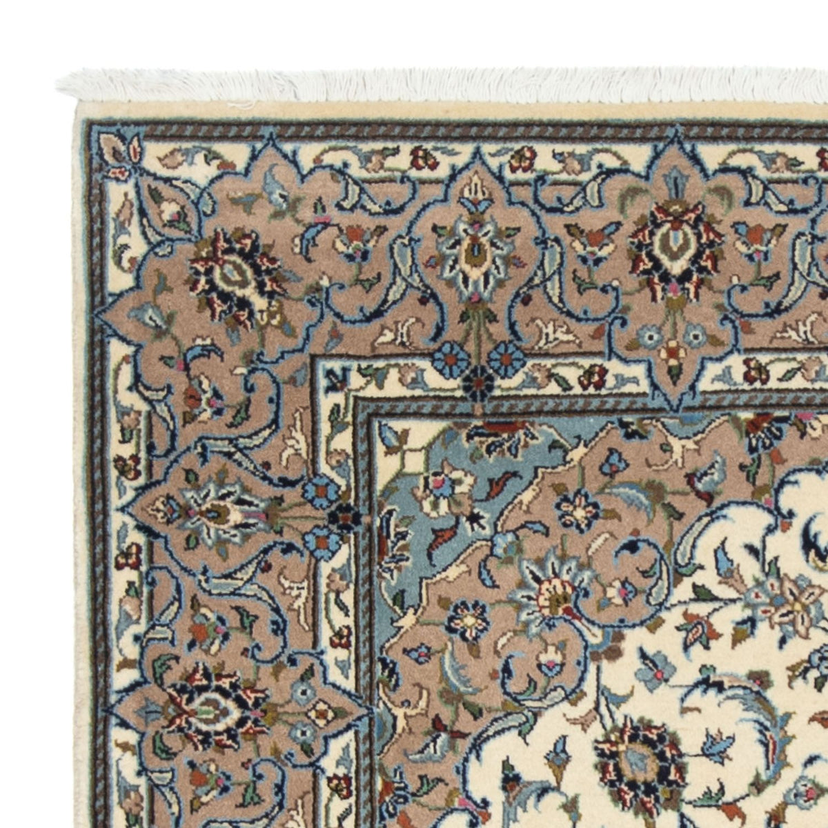 Persisk tæppe - Keshan - 172 x 110 cm - beige