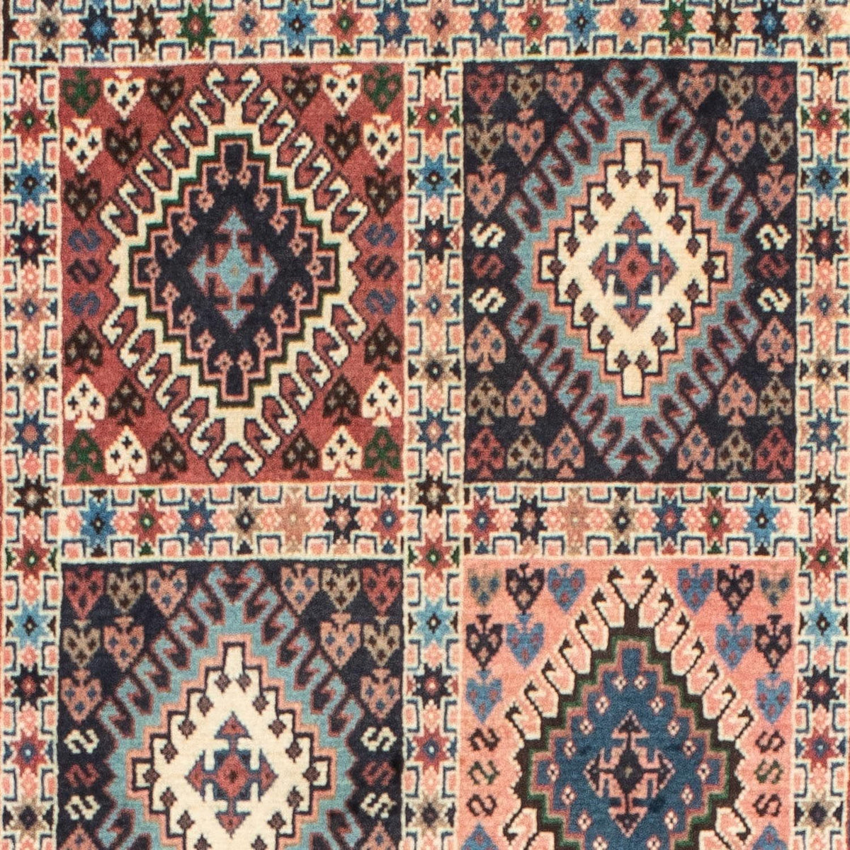 Løber Persisk tæppe - Nomadisk - 196 x 80 cm - lysrød