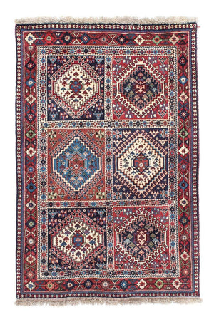 Persisk tæppe - Nomadisk - 148 x 98 cm - lysrød