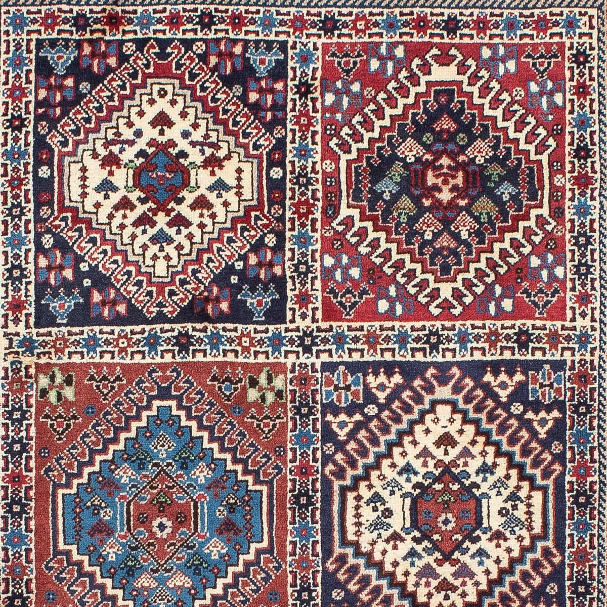 Persisk tæppe - Nomadisk - 148 x 98 cm - lysrød