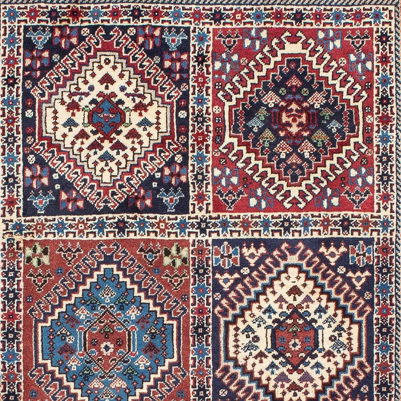 Persisk tæppe - Nomadisk - 148 x 98 cm - lysrød