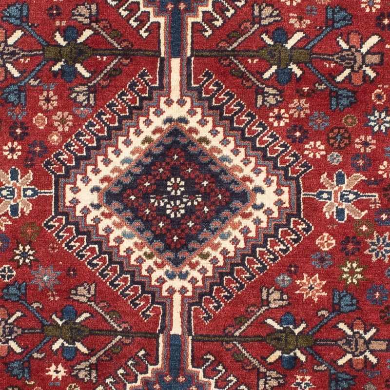 Persisk tæppe - Nomadisk - 151 x 103 cm - mørkerød