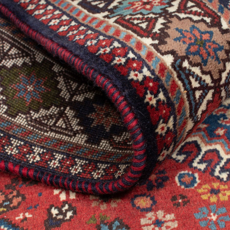 Persisk tæppe - Nomadisk - 151 x 103 cm - mørkerød