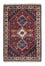 Persisk tæppe - Nomadisk - 155 x 105 cm - mørkerød