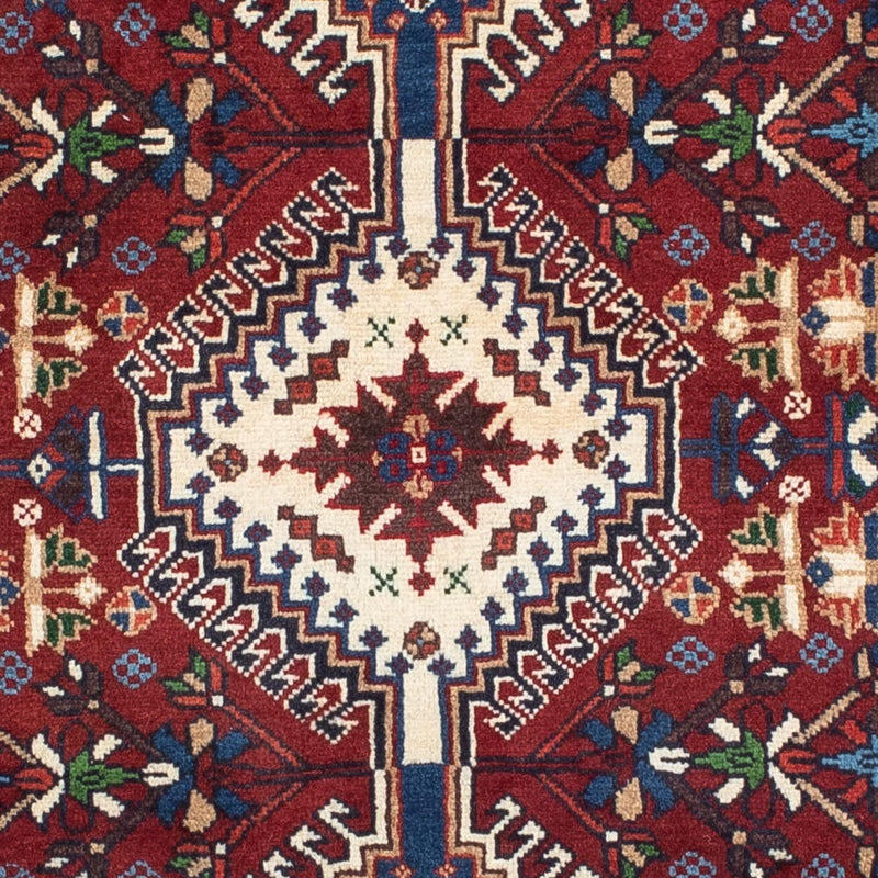 Persisk tæppe - Nomadisk - 155 x 105 cm - mørkerød