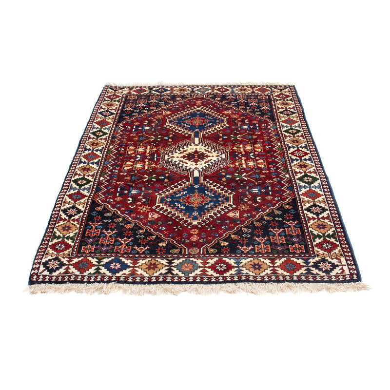 Persisk tæppe - Nomadisk - 155 x 105 cm - mørkerød