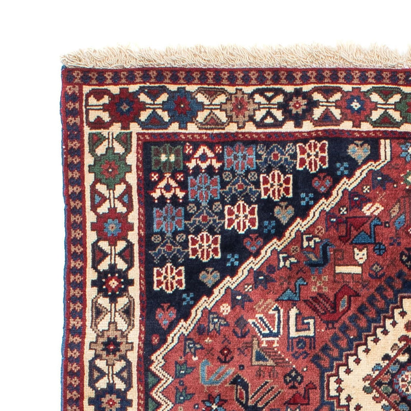 Persisk tæppe - Nomadisk - 146 x 100 cm - lysrød