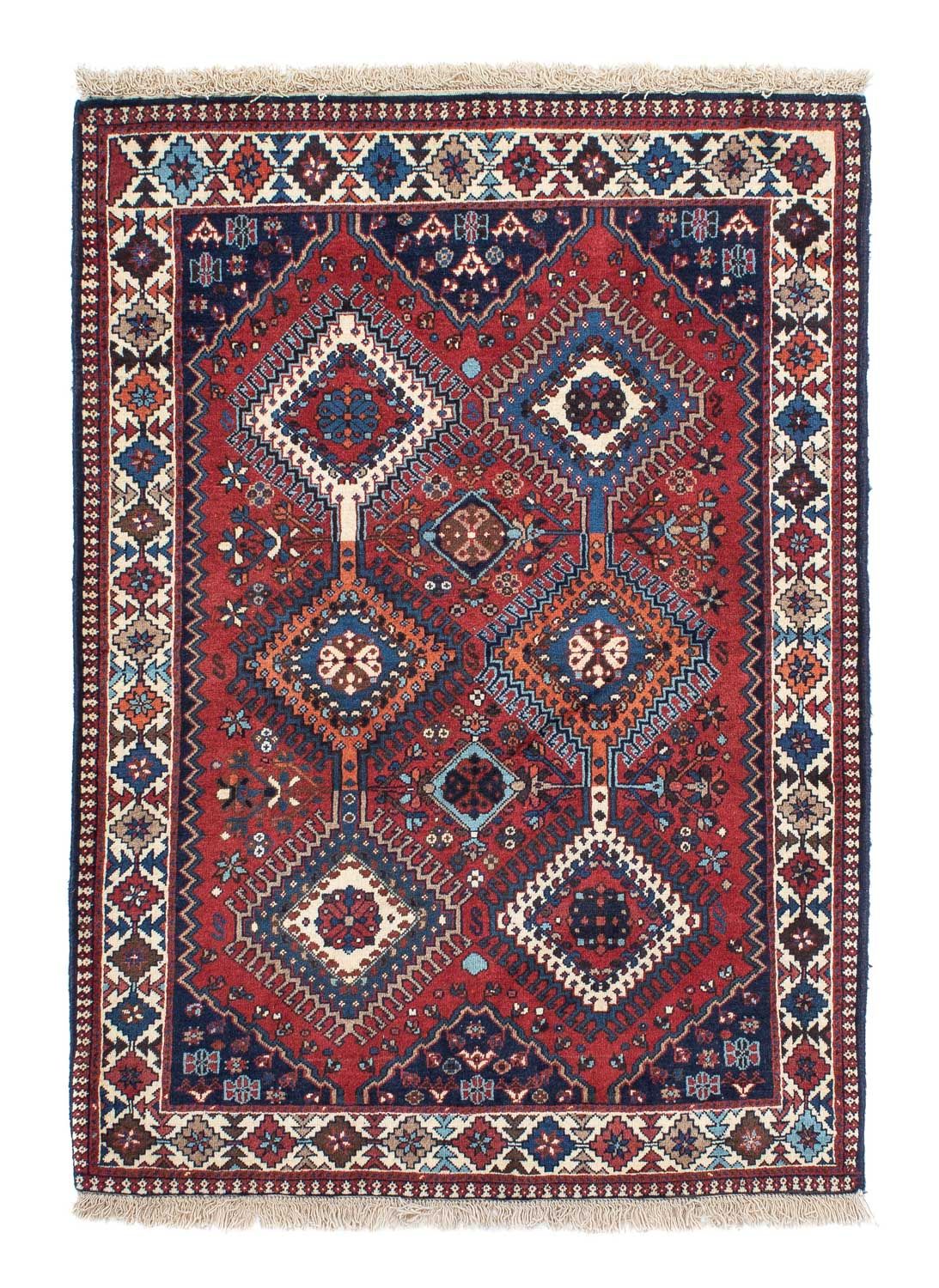 Persisk tæppe - Nomadisk - 147 x 102 cm - rød
