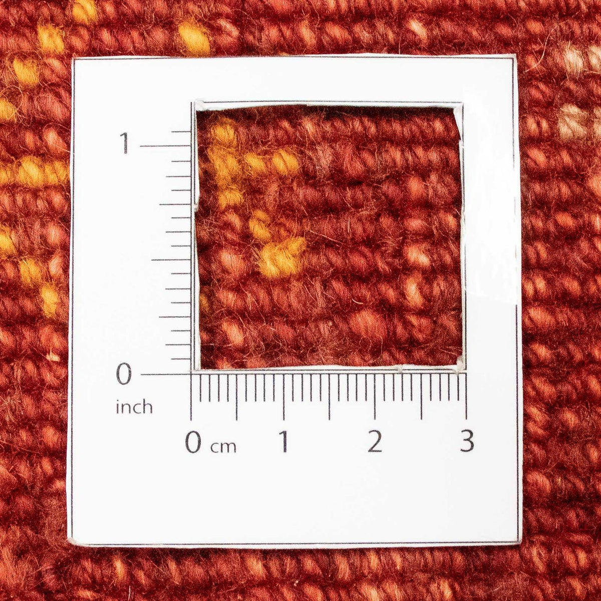 Gabbeh-tæppe - Persisk - 225 x 171 cm - mørkerød