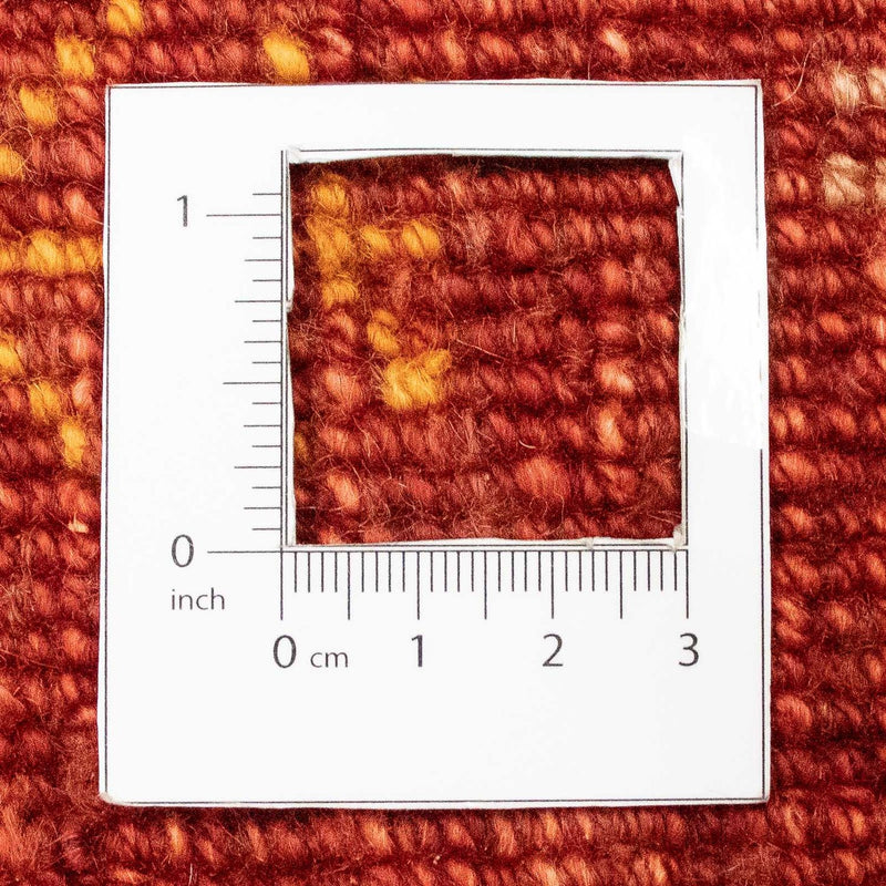 Gabbeh-tæppe - Persisk - 225 x 171 cm - mørkerød