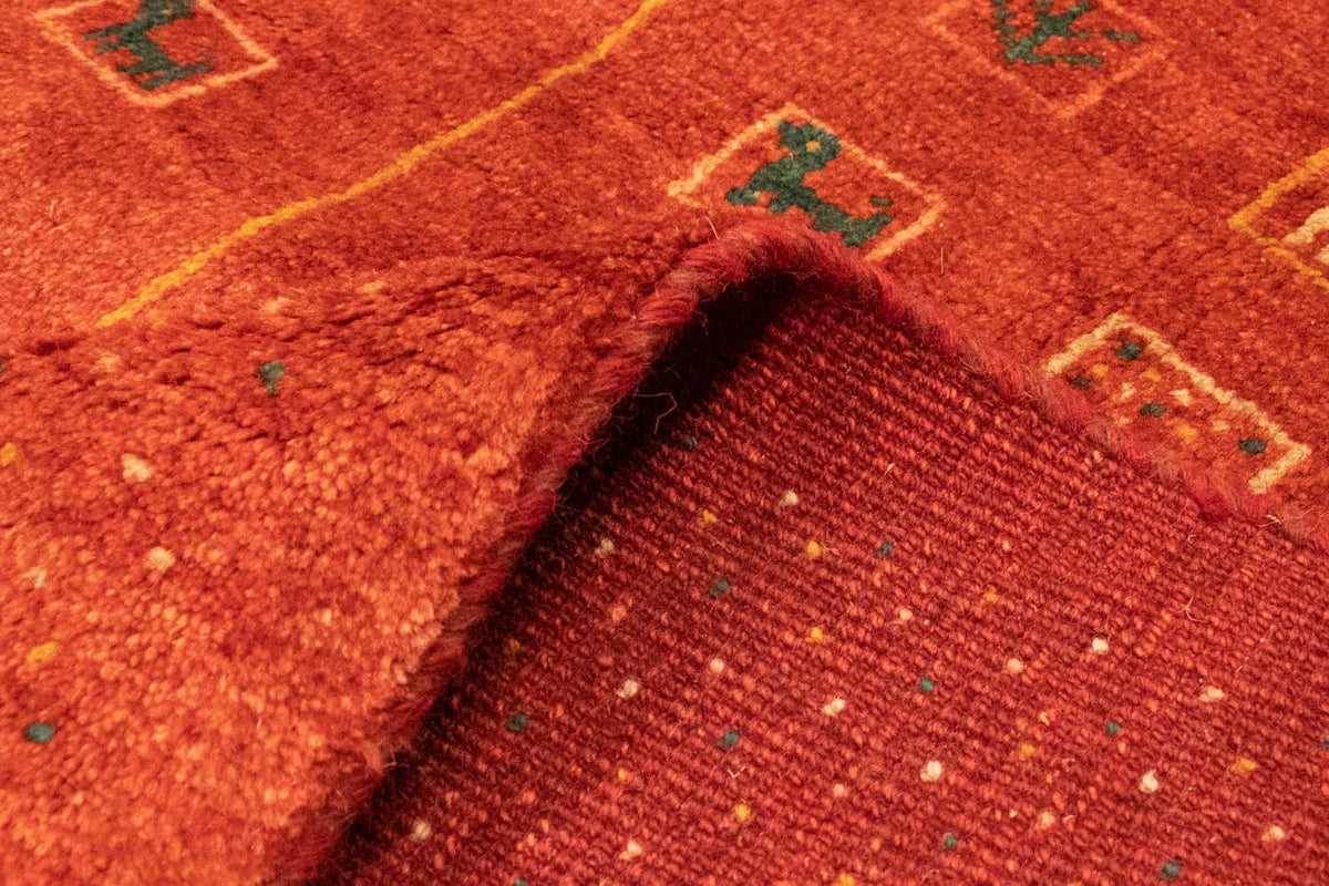 Gabbeh-tæppe - Persisk - 235 x 172 cm - rød
