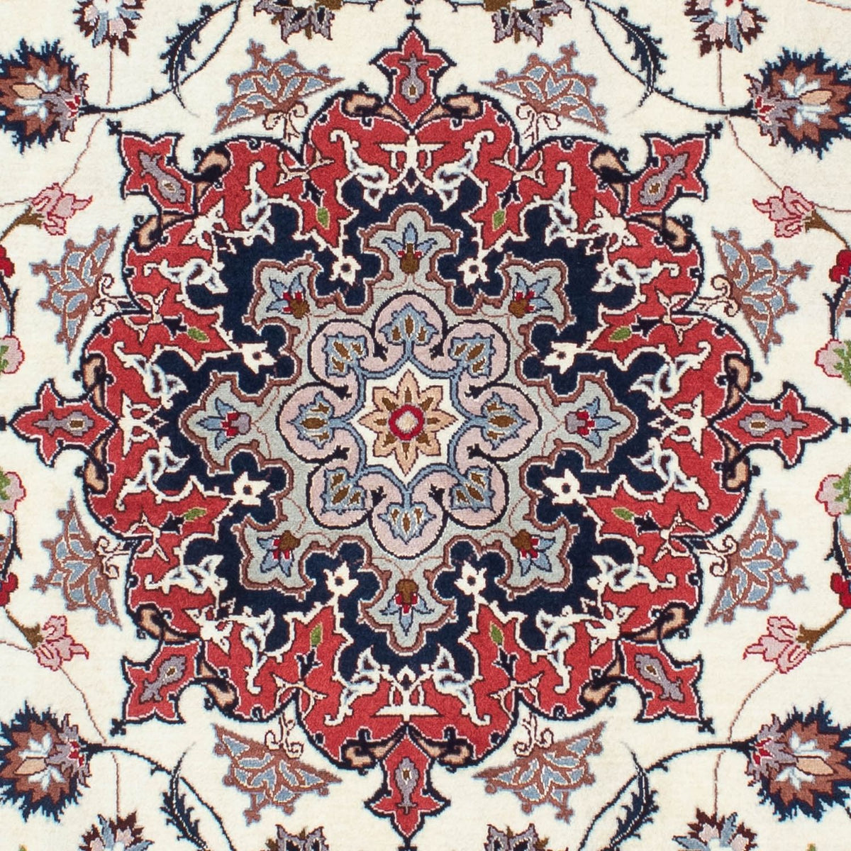Persisk tæppe - Tabriz - Royal - 201 x 153 cm - beige