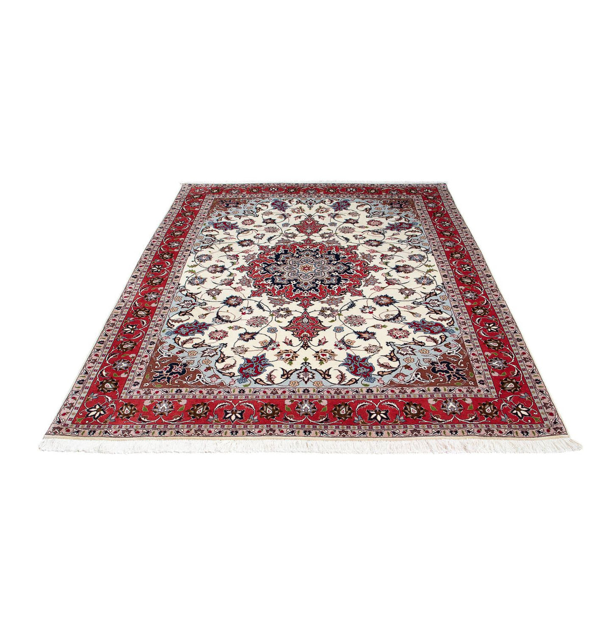Persisk tæppe - Tabriz - Royal - 201 x 153 cm - beige