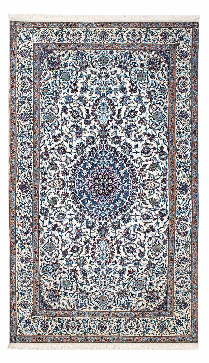 Persisk tæppe - Nain - Premium - 215 x 128 cm - beige