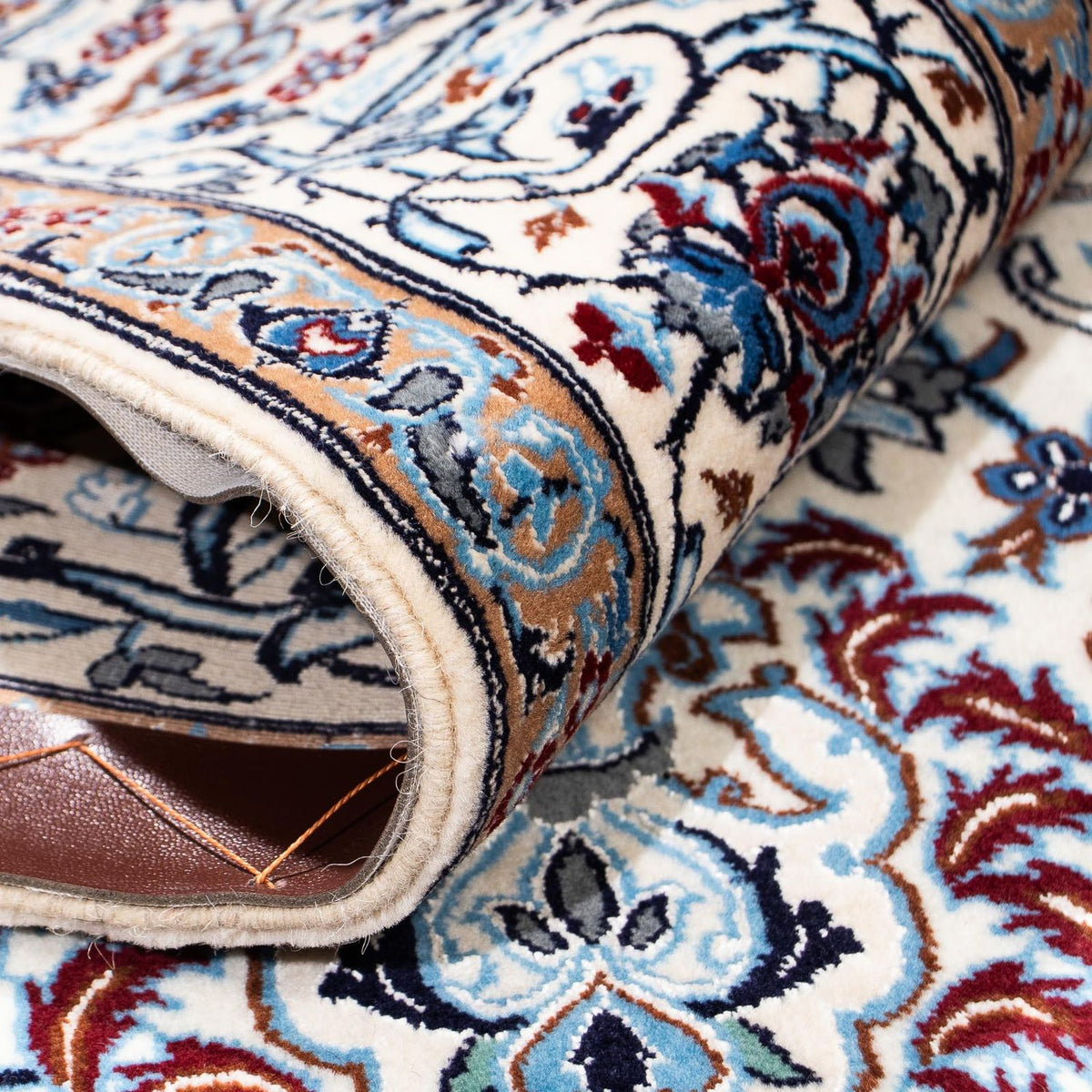 Persisk tæppe - Nain - Premium - 215 x 128 cm - beige