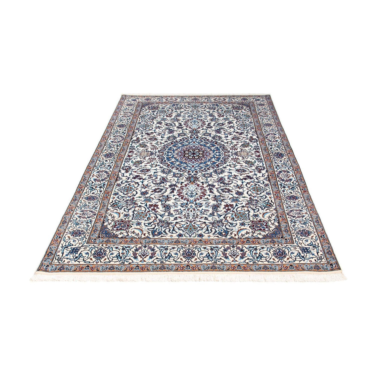 Persisk tæppe - Nain - Premium - 215 x 128 cm - beige