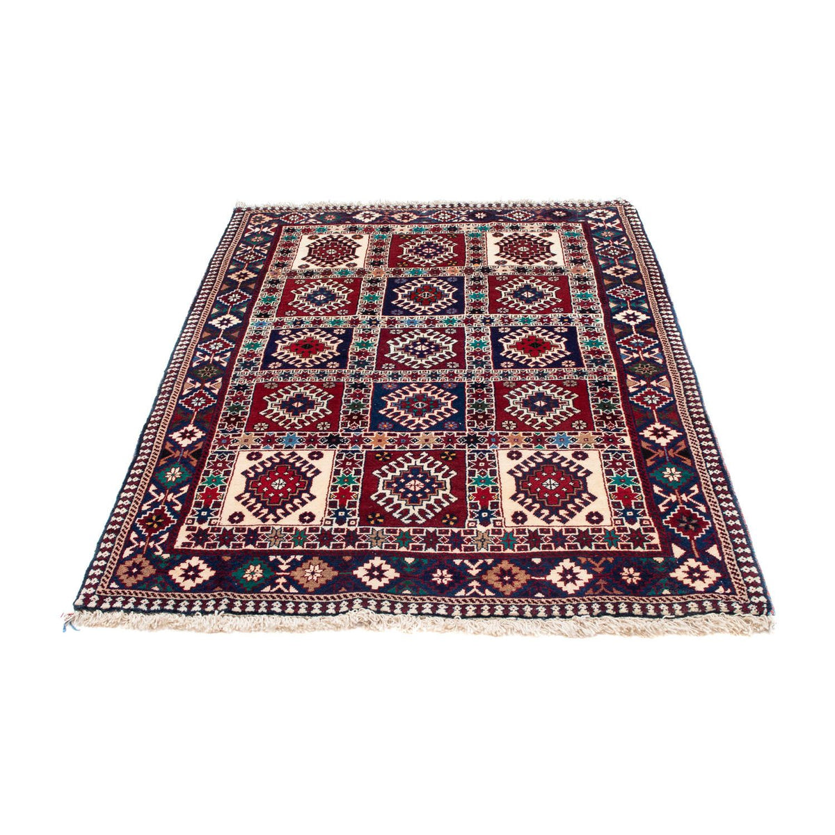 Persisk tæppe - Nomadisk - 151 x 103 cm - blå