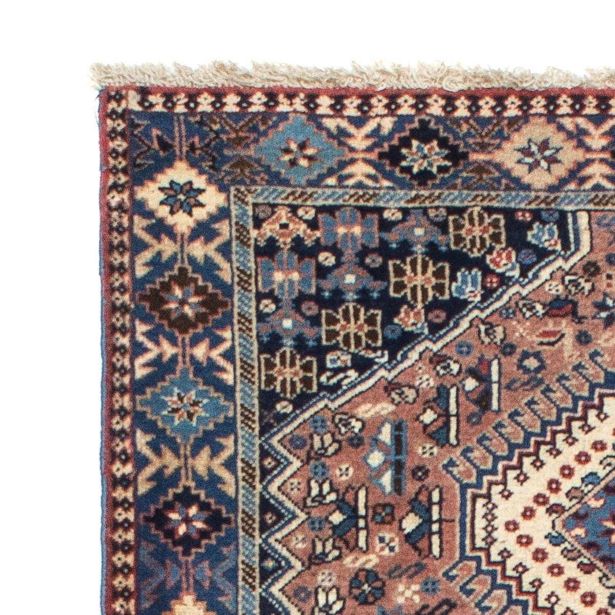 Persisk tæppe - Nomadisk - 188 x 80 cm - lysrød